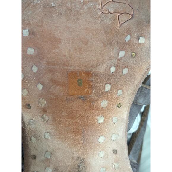 FREEBIRD BY STEVEN Penny Leather Heeled Sandals 9 - Picture 9 of 10